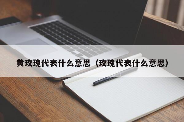 黄玫瑰代表什么意思(玫瑰代表什么意思)